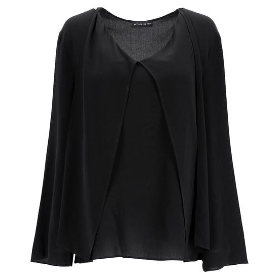 Etro blouse met V-hals en lange mouwen in zwarte viscose - Image 1
