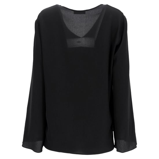 Etro blouse met V-hals en lange mouwen in zwarte viscose - Image 3
