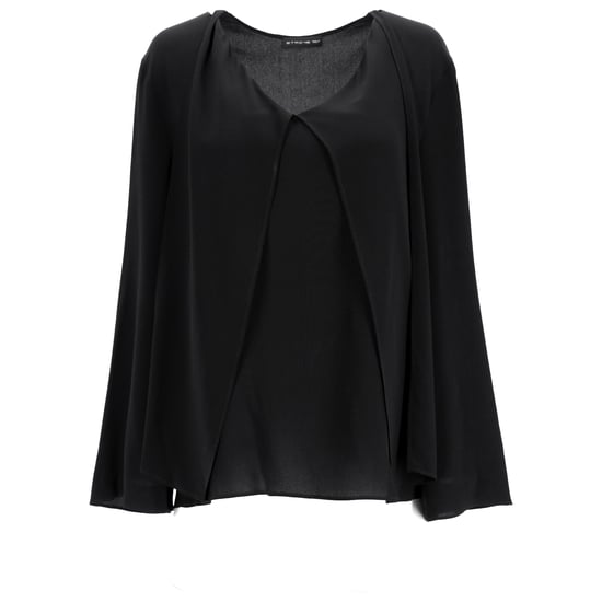 Etro blouse met V-hals en lange mouwen in zwarte viscose - Image 6