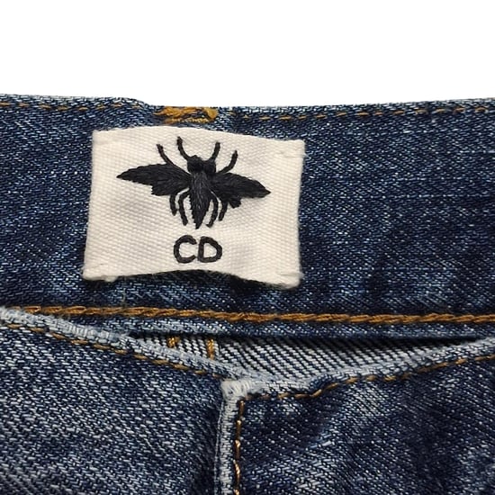 Christian Dior vida jeans i ljusblå denim - Image 3