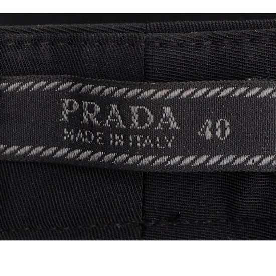 Prada rechte broek van polyester in zwart - Image 6