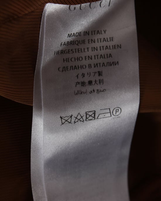 Gucci broek met wijde pijpen en print in veelkleurig linnen - Image 3