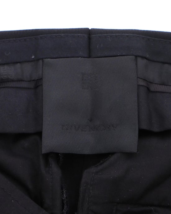 Givenchy cigarettbyxor i svart viskos - Image 4