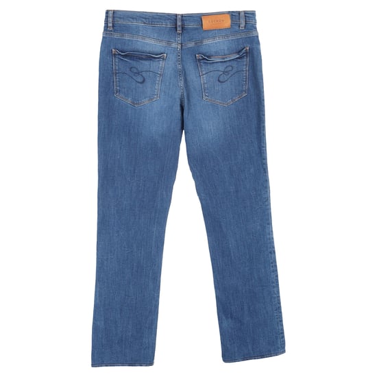 Escada Sport raka jeans i blå bomullsdenim - Image 2