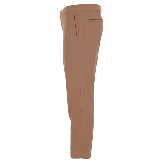 Chloé middelhoge taille rechte broek van bruine wol - Image 2