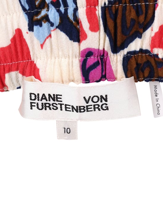 Diane Von Furstenberg Denise pyjamabroek met bloemenprint in veelkleurige crêpe - Image 4
