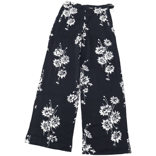 McQ by Alexander McQueen wijde broek met bloemenprint in zwart polyester - Image 2
