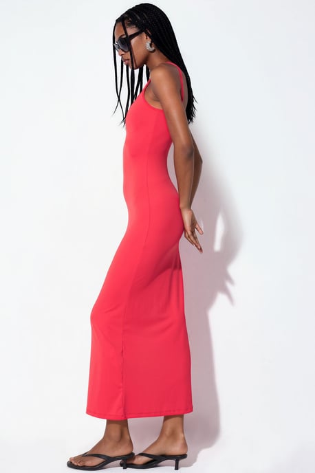 Sleeveless midi slip dress - Image 3