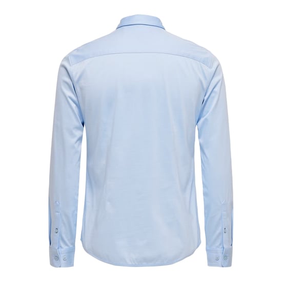 Only Heren Regular Shirt Met Lange Mouwen (Kasjmierblauw) - Image 3