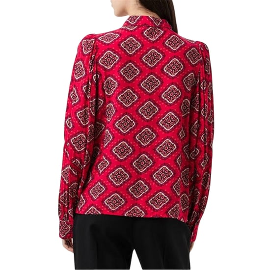 Vero Moda Womens/Ladies Lace Detail Relaxed Fit Puff Sleeve Shirt (Raspberry Pink) - Image 2