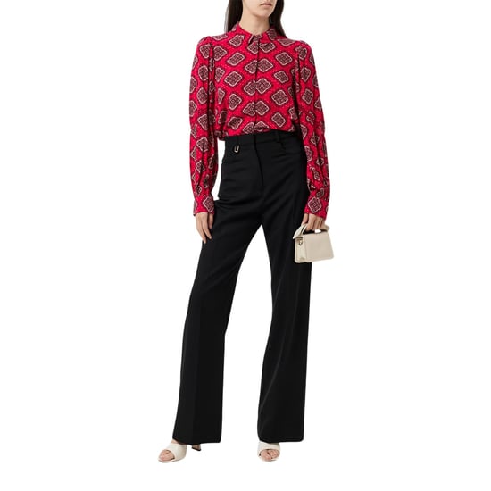 Vero Moda Womens/Ladies Lace Detail Relaxed Fit Puff Sleeve Shirt (Raspberry Pink) - Image 4