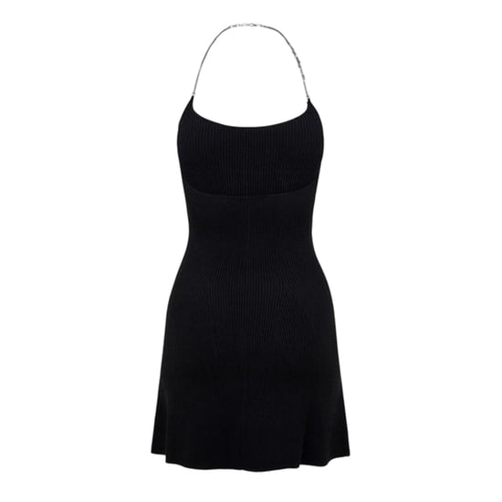 Diesel Dames Ketting Halter Nek Mini Jurk (Zwart) - Image 2