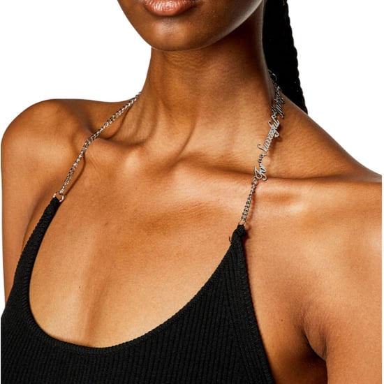 Diesel Dames Ketting Halter Nek Mini Jurk (Zwart) - Image 3