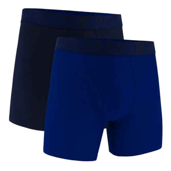 Under Armour Mens Tech Boxer Briefs (Pack of 2) (Grey Blue Marl) - Image 2