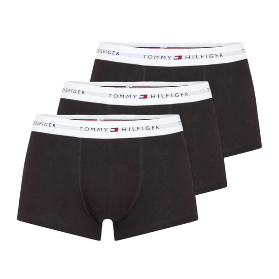 Tommy Hilfiger Klassieke boxershorts van katoenmix voor heren (set van 3) (Zwart, Wit) - Image 2