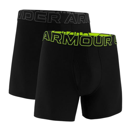 Under Armour Mens Tech Boxer Briefs (Pack of 2) (Black Marl) - Image 2