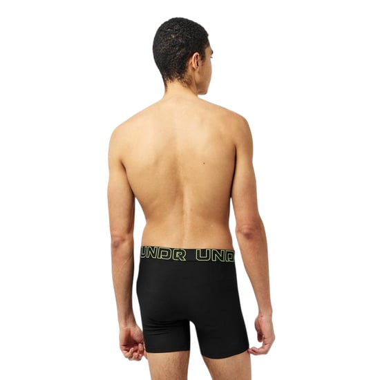 Under Armour Mens Tech Boxer Briefs (Pack of 2) (Black Marl) - Image 3
