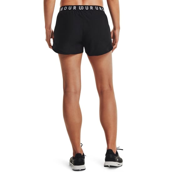Under Armour Play Up 2-in-1-short voor dames (Zwart) - Image 3