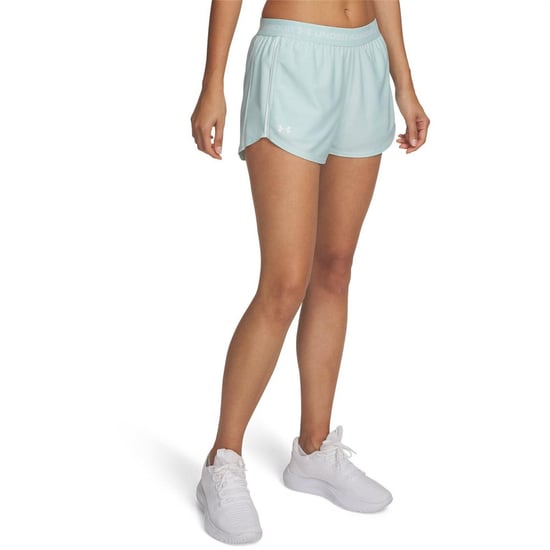 Under Armour Play Up 2-in-1-short voor dames (Munt) - Image 1