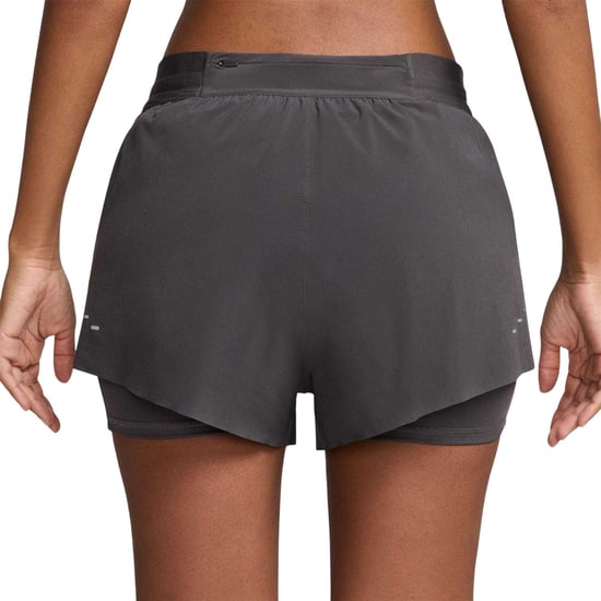 Nike FIT Swift 2-in-1-hardloopbroek voor dames (Dondergrijs) - Image 2