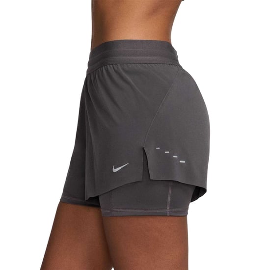 Nike FIT Swift 2-in-1-hardloopbroek voor dames (Dondergrijs) - Image 3