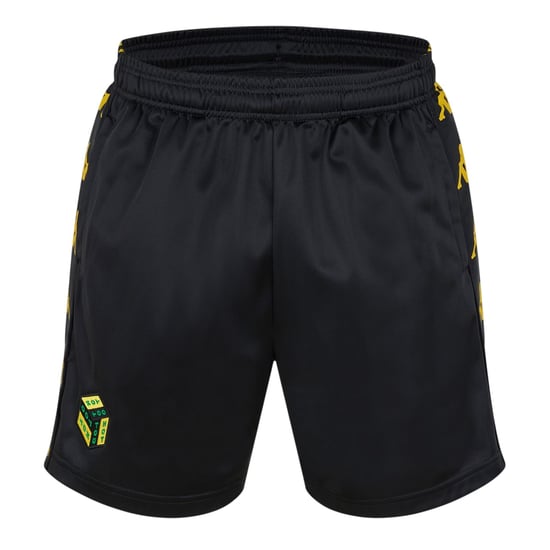 Kappa Heren Banda 10 Too Hot Hardloopshort (Zwart/Rechts Geel) - Image 1