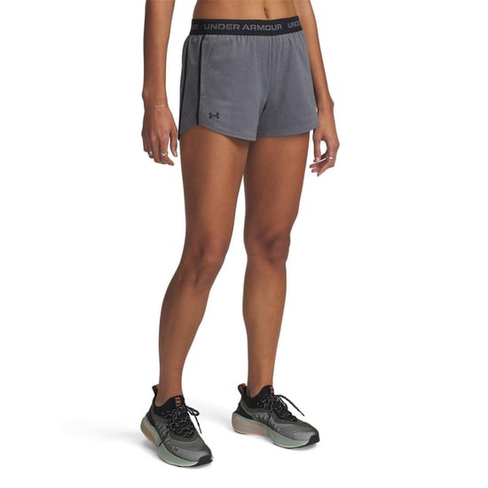 Under Armour Play Up 2-in-1-short voor dames (Rots/Zwart) - Image 1