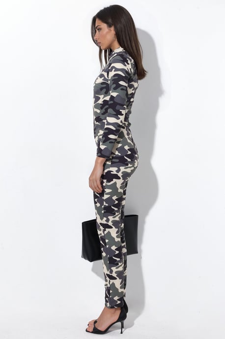 Camouflage Naadloze Skinny-Leg Jumpsuit - Image 3