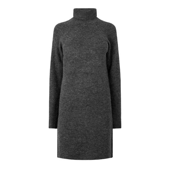 Pieces Turtleneck-trui-jurk voor dames (Donkergrijs gemêleerd gemêleerd) - Image 2