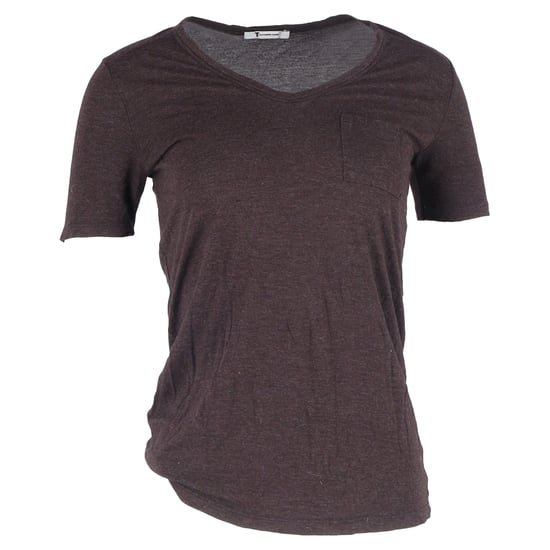 Alexander Wang T-Shirt Pocket in Brown Cotton - Image 1