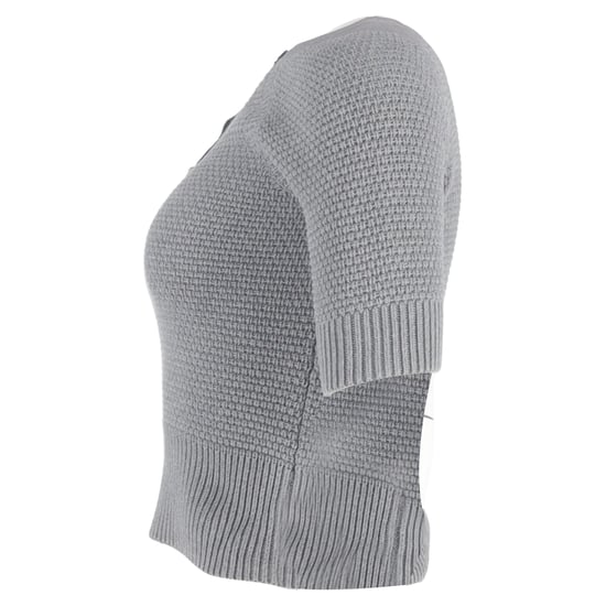 Chloé Button Detail Top in Grey Cotton - Image 2