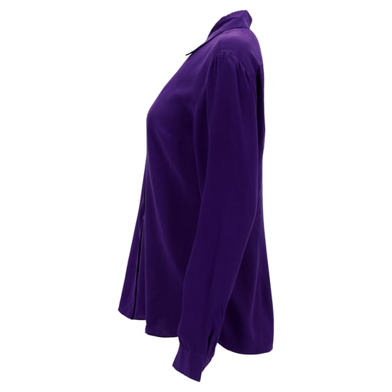 Emilio Pucci Buttoned Shirt in Purple Silk - Image 2