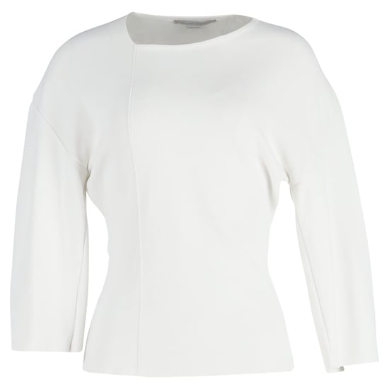 Stella McCartney top met ronde hals in wit katoen - Image 1