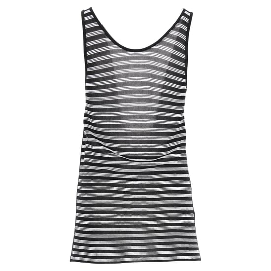 Alexander Wang Knit-Striped Tank Top in Black and White Rayon - Image 3