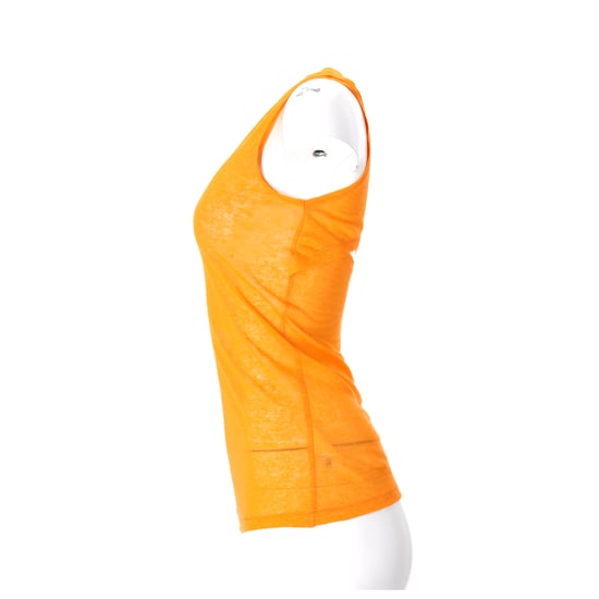 Acne Studios – Beadu Cut-topp i orange linne - Image 2