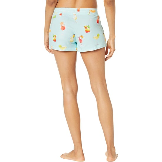 PJ Salvage Dames-T-shirt ‘Let’s Drink About It’ met relaxte pasvorm en loungeshorts (Aqua/Multikleurig) - Image 4