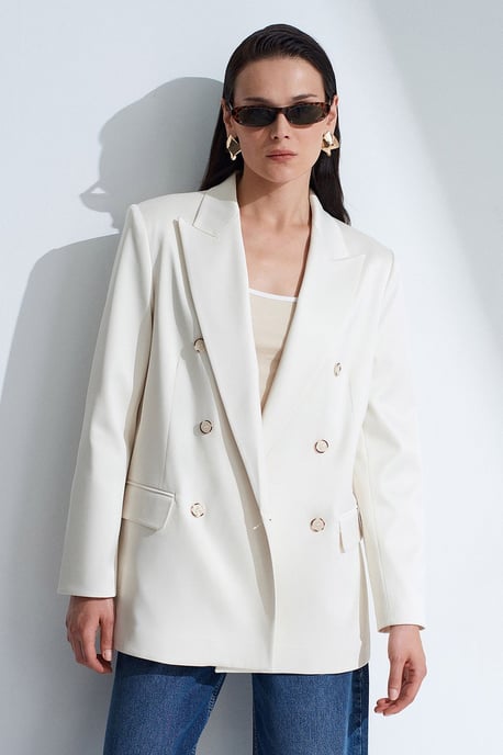 Lange Satijnen Blazer met Sjaalkraag - Image 3