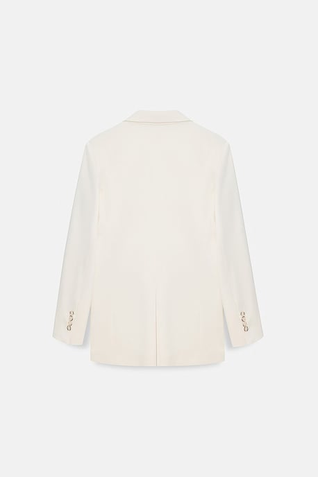 Lange Satijnen Blazer met Sjaalkraag - Image 6