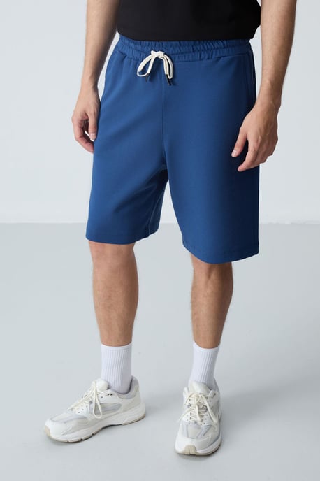 Heren Katoenmix Sweatershorts - Image 2