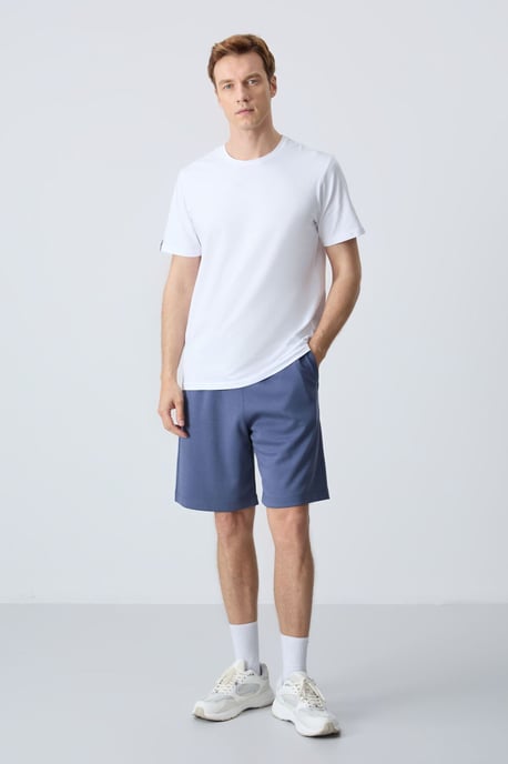 Heren Katoenmix Sweatershorts - Image 1
