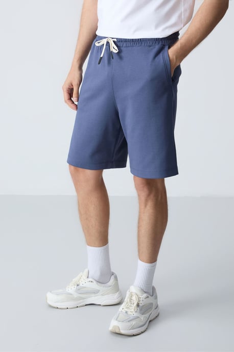 Heren Katoenmix Sweatershorts - Image 2
