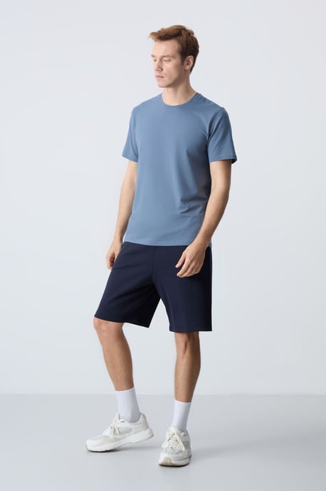 Men's Cotton-Blend Sweat Shorts - Image 1