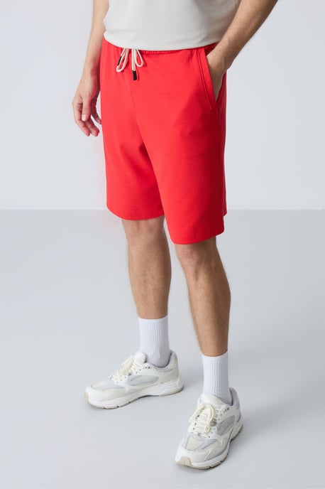 Heren Katoenmix Sweatershorts - Image 2