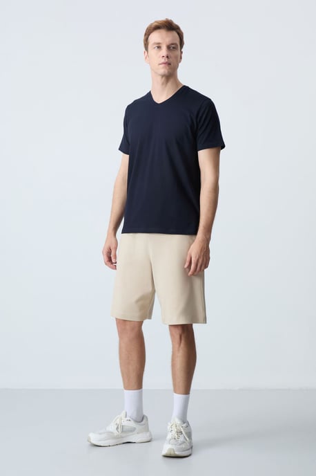 Heren Katoenmix Sweatershorts - Image 2