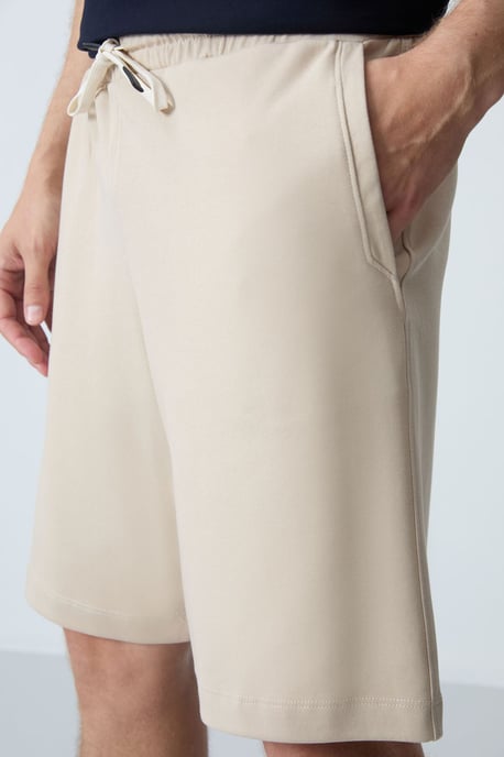 Heren Katoenmix Sweatershorts - Image 3