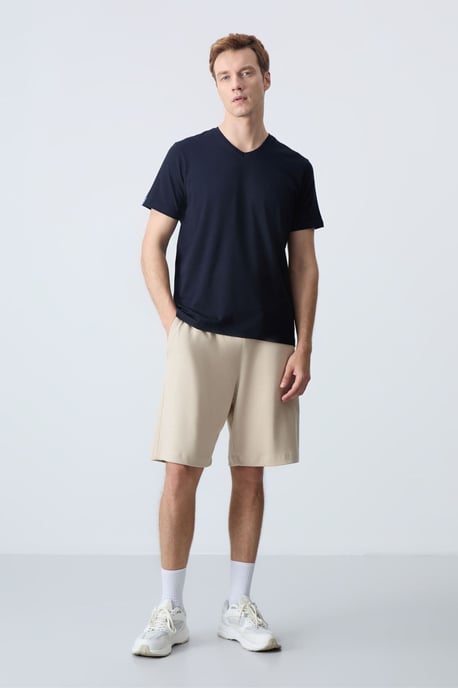Heren Katoenmix Sweatershorts - Image 4