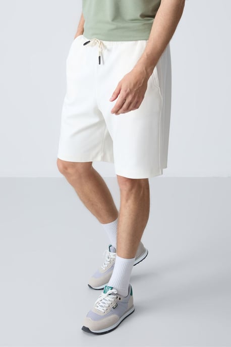Heren Katoenmix Sweatershorts - Image 3