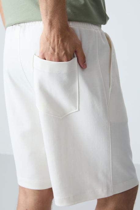 Heren Katoenmix Sweatershorts - Image 4