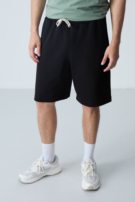 Men's Cotton-Blend Sweat Shorts - Image 1