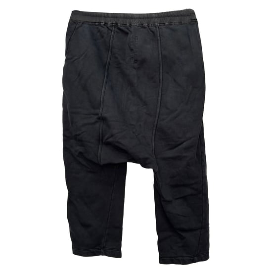 Rick Owens DRKSHDW Drawstring Pants in Black Cotton - Image 2